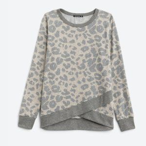 Tulip Hem Brushed Knit Top